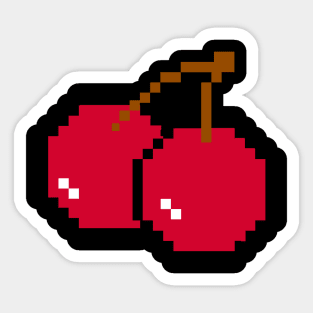 8 bit Cherry Sticker